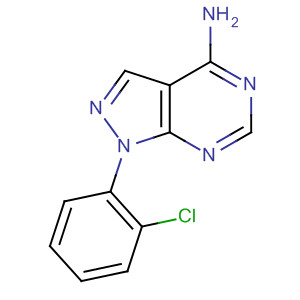 1-(2-Chloro-phenyl)-1h-pyrazolo[3,4-d]pyrimidin-4-ylamine Structure,102353-66-2Structure