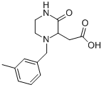 2-[1-(3-Methylbenzyl)-3-oxo-2-piperazinyl]-acetic acid Structure,1023919-68-7Structure