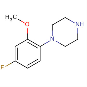 1-(4-Fluoro-2-methoxyphenyl)piperazine Structure,102392-11-0Structure