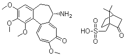 (S)-n-deacetyl colchicine d-10-camphorsulfonate Structure,102419-98-7Structure