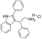 2-Phenyl-2-(2-phenyl-1H-indol-3-yl)ethanamine hydrochloride Structure,102441-39-4Structure