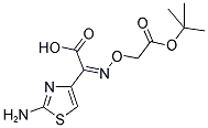 (Z)-2-(2-Aminothiazol-4-yl)-2-(1-carboxy-1-methyl)ethoxyiminoacetic acid Structure,102507-85-7Structure