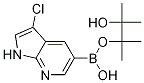 Tert-butyl 3-chloro-5-(4,4,5,5-tetramethyl-1,3,2-dioxaborolan-2-yl)-1h-pyrrolo[2,3-b]pyridine-1-carboxylate Structure,1025719-17-8Structure