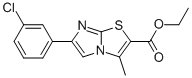 Ethyl 6-(3-chlorophenyl)-3-methylimidazo[2,1-b]thiazole-2-carboxylate Structure,1025814-94-1Structure