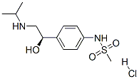 N-{4-[1-hydroxy-2-(isopropylamino)ethyl]phenyl}methanesulfonamide hydrochloride (1:1) Structure,1026-89-7Structure