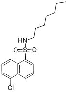 5-Chloro-n-heptylnaphthalene-1-sulfonamide Structure,102649-79-6Structure