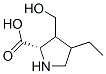 Proline, 4-ethyl-3-(hydroxymethyl)-(9ci) Structure,102686-07-7Structure