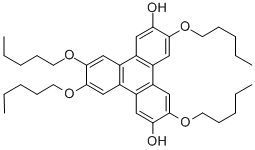 3,6,10,11-Tetrakis(pentyloxy)triphenylene-2,7-diol Structure,102737-76-8Structure