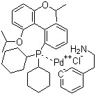 Chloropalladium(1+),dicyclohexyl-[2-[2,6-di(propan-2-yloxy)phenyl]phenyl]phosphane,2-methoxy-2-methylpropane,2-phenylethanamine Structure,1028206-60-1Structure