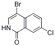 4-Bromo-7-chloroisoquinolin-1(2h)-one Structure,1028252-13-2Structure