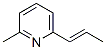 Pyridine, 2-methyl-6-(1-propenyl)-(9ci) Structure,102877-44-1Structure