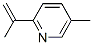 Pyridine, 5-methyl-2-(1-methylethenyl)-(9ci) Structure,102879-27-6Structure