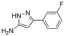 3-(3-Fluorophenyl)-1h-pyrazol-5-amine Structure,1028842-99-0Structure