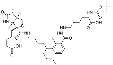 N2-t-boc-n6-(biotinamido-6-n-caproylamido)lysine Structure,102910-26-9Structure