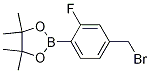 2-(4-(Bromomethyl)-2-fluorophenyl)-4,4,5,5-tetramethyl-1,3,2-dioxaborolane Structure,1029439-49-3Structure