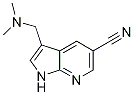 1H-pyrrolo[2,3-b]pyridine-5-carbonitrile, 3-[(dimethylamino)methyl]- Structure,1029512-05-7Structure