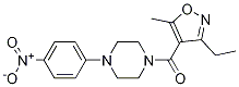 Methanone, (3-ethyl-5-methyl-4-isoxazolyl)[4-(4-nitrophenyl)-1-piperazinyl]- Structure,1031179-46-0Structure