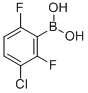 3-Chloro-2,6-difluorophenylboronic acid Structure,1031226-45-5Structure