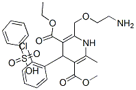 3-Ethyl 5-methyl 2-[(2-aminoethoxy)methyl]-4-(2-chlorophenyl)-6-methyl-1,4-dihydro-3,5-pyridinedicarboxylate Structure,103129-81-3Structure