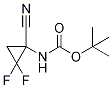 Tert-butyl(1-cyano-2,2-difluorocyclopropyl)carbamate Structure,1031926-85-8Structure