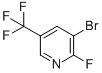 Pyridine, 3-bromo-2-fluoro-5-(trifluoromethyl)- Structure,1031929-01-7Structure