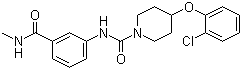 4-(2-Chlorophenoxy)-N-[3-[(methylamino)carbonyl]phenyl]-1-Piperidinecarboxamide Structure,1032229-33-6Structure