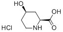 (2S,4r)-4-hydroxypiperidine-2-carboxylic acid, hydrochloride Structure,1032237-00-5Structure