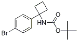 Tert-butyl 1-(4-bromophenyl)cyclobutylcarbamate Structure,1032350-06-3Structure