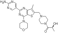 Gne 390 Structure,1032754-93-0Structure