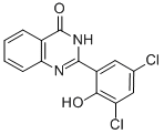 2-(3,5-Dichloro-2-hydroxyphenyl)-4-quinazoline Structure,1033-16-5Structure