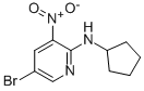 5-Bromo-2-cyclopentylamino-3-nitropyridine Structure,1033202-53-7Structure