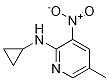 2-Cyclopropylamino-5-methyl-3-nitropyridine Structure,1033202-65-1Structure