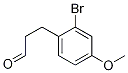 2-Bromo-4-methoxy-benzenepropanal Structure,1033221-02-1Structure