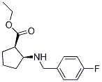 Ethyl cis-2-(4-fluorobenzylamino)cyclopentanecarboxylate Structure,1033755-81-5Structure