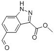 5-Formyl-1h-indazole-3-carboxylic acid methyl ester Structure,1033772-29-0Structure