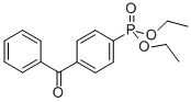 (4-Benzoyl-phenyl)-phosphonic acid diethyl ester Structure,103384-72-1Structure