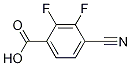 2,3-Difluoro-4-cyanobenzoic acid Structure,1033997-04-4Structure