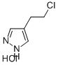 1H-Pyrazole, 4-(2-chloroethyl)-, monohydrochloride Structure,103433-17-6Structure