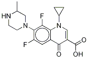 1-Cyclopropyl-6,8-difluoro-7-(3-methylpiperazin-1-yl)-4-oxo-1,4-dihydroquinoline-3-carboxylicacid Structure,103460-89-5Structure