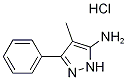 4-Methyl-5-phenyl-2h-pyrazol-3-ylamine hydrochloride Structure,103492-41-7Structure