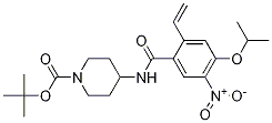 Tert-butyl 4-(4-isopropoxy-5-nitro-2-vinylbenzamido)piperidine-1-carboxylate Structure,1035230-11-5Structure