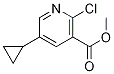 Methyl 2-chloro-5-cyclopropylnicotinate Structure,1035690-30-2Structure