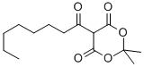 5-Octanoyl-2,2-dimethyl-1,3-dioxane-4,6-dione Structure,103576-44-9Structure