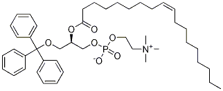 [R-(z)]-4-hydroxy-n,n,n-trimethyl-9-oxo-7-[(triphenylmethoxy)methyl]-3,5,8-trioxa-4-phosphahexacos-17-en-1-aminium 4-oxide inner salt Structure,103634-10-2Structure