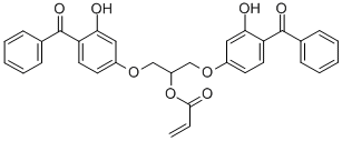 1,3-Bis(4-benzoyl-3-hydroxyphenoxy)-2-propyl acrylate Structure,103637-50-9Structure