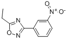 5-Ethyl-3-(3-nitrophenyl)-1,2,4-oxadiazole Structure,10364-69-9Structure