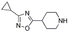 4-(3-Cyclopropyl-[1,2,4]oxadiazol-5-yl)-piperidine Structure,1036461-01-4Structure