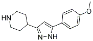 Methyl 4-[3-(4-piperidinyl)-1H-pyrazol-5-yl]-phenyl ether Structure,103660-47-5Structure