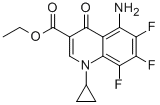 1-Cyclopropyl-5-amido-6,7,8-trifluoro-1,4-dihydro-4-oxo-3-quinolinecarboxylic acid ethyl ester Structure,103772-13-0Structure