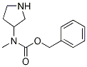 (3-Pyrrolidinylmethyl)-carbamic acid benzyl ester Structure,1038350-84-3Structure